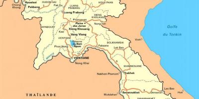 Mapa detallat de laos