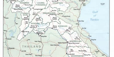 Mapa de laos viatges